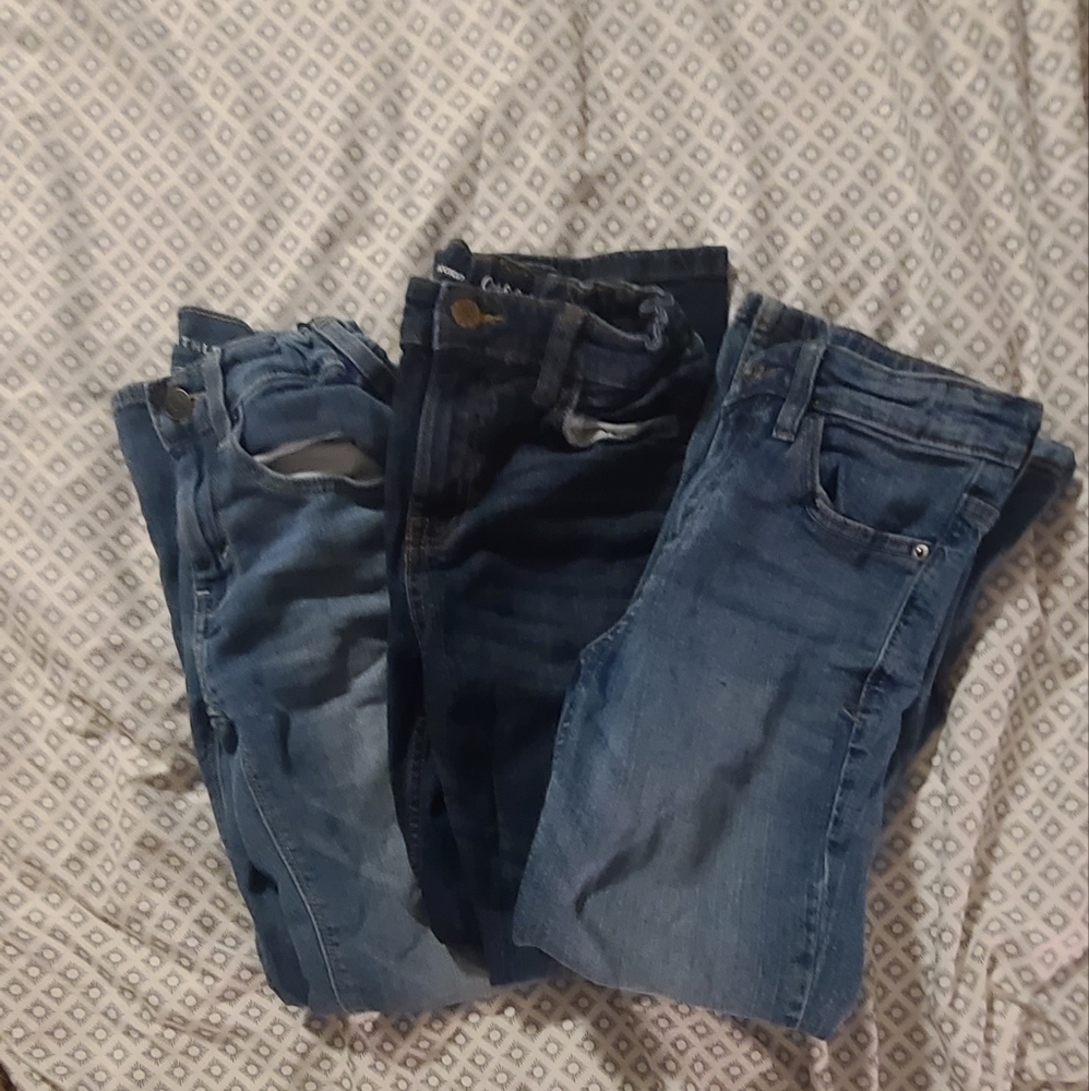 3 pairs of boys jeans